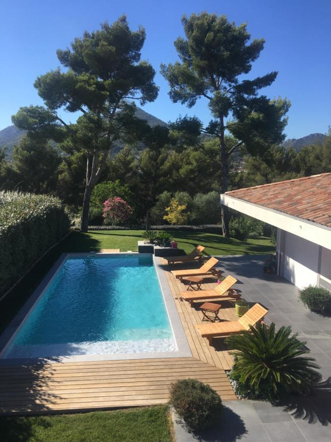 Chambre Luxe Dans Villa De Standing Avec Piscine, Acces Discret Et Independant, Terrasse Arboree Et Parking Prive ラ・ヴァレット＝デュ＝バール エクステリア 写真