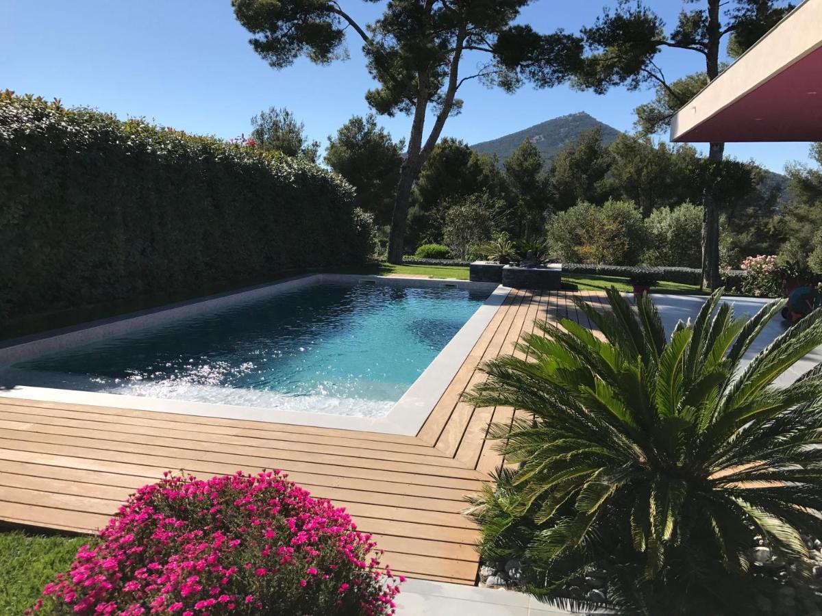 Chambre Luxe Dans Villa De Standing Avec Piscine, Acces Discret Et Independant, Terrasse Arboree Et Parking Prive ラ・ヴァレット＝デュ＝バール エクステリア 写真