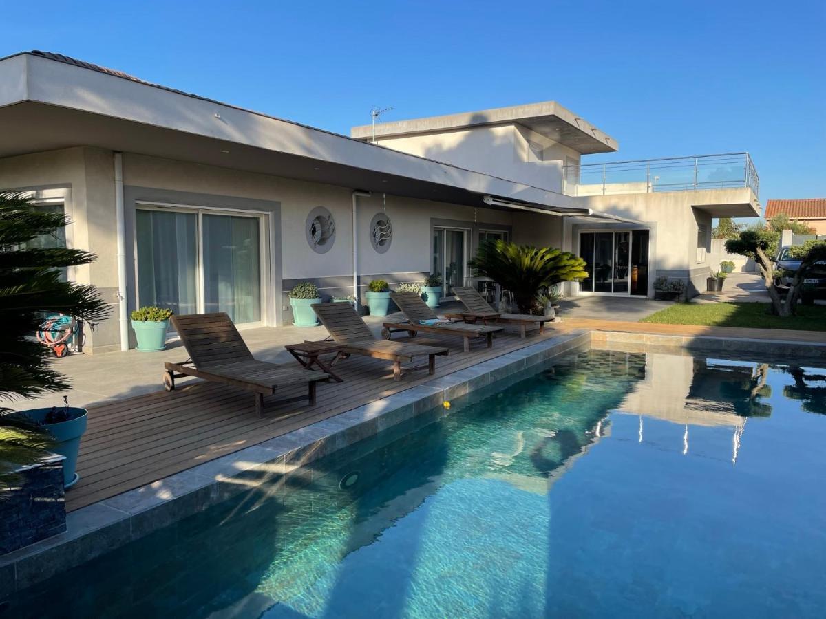 Chambre Luxe Dans Villa De Standing Avec Piscine, Acces Discret Et Independant, Terrasse Arboree Et Parking Prive ラ・ヴァレット＝デュ＝バール エクステリア 写真